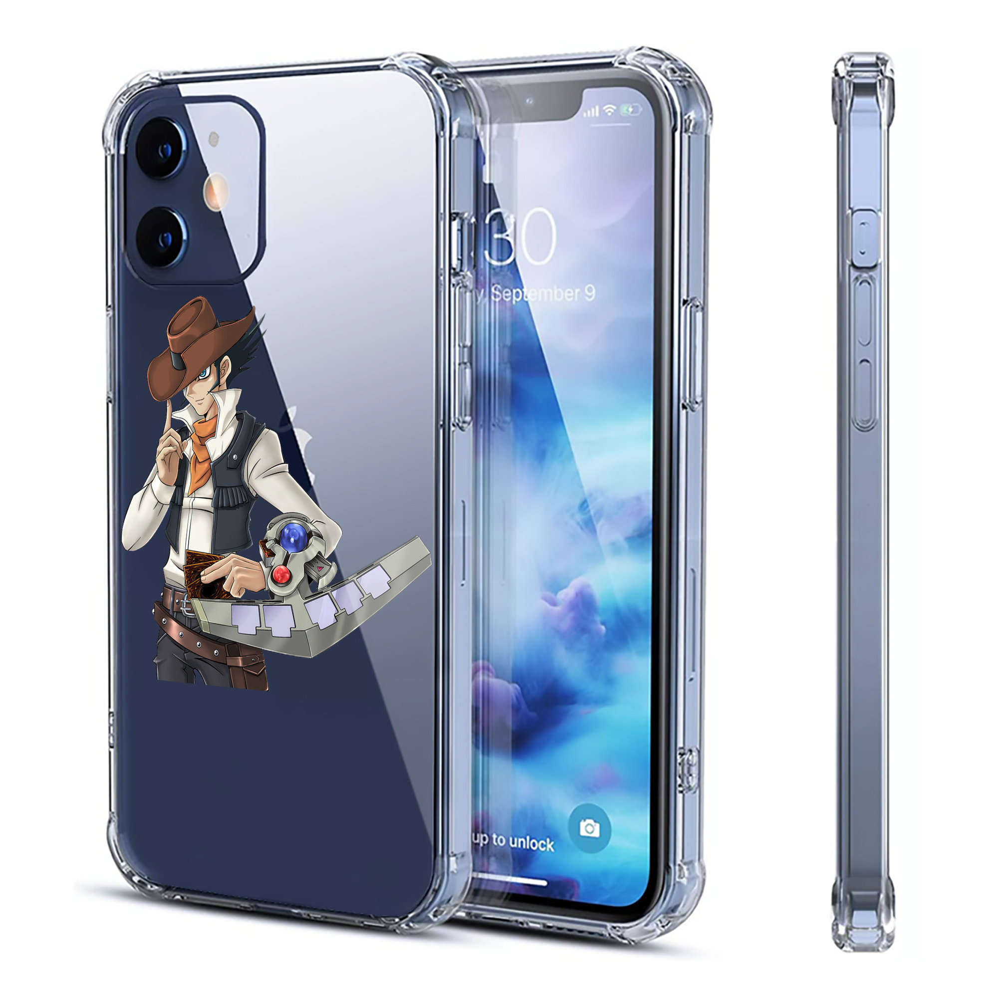 （画像用） 遊☆戯☆王 Yu-Gi-Oh! 【iPhone 12シリーズ対応】透明スマホケース（クリアソフトケース）